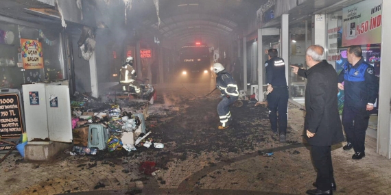 Yenişehir’de korkutan yangın