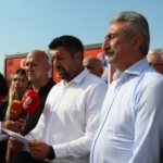 CHP’den hastane önünde basın açıklaması…