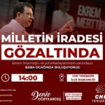 CHP Yenişehir İlçe Başkanlığı’ndan İmamoğlu açıklaması!